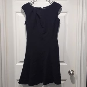 Le chateau black flare dress